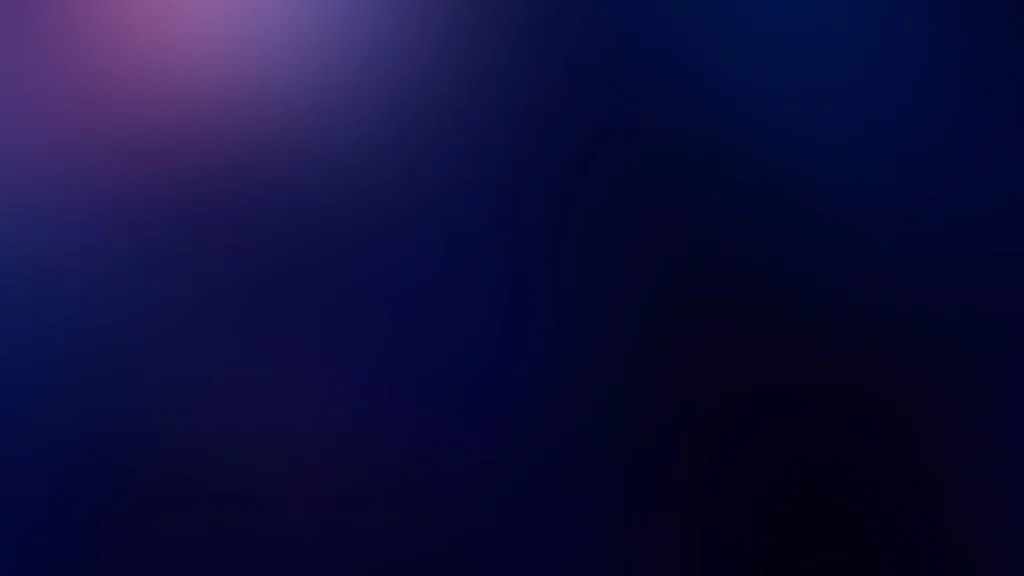 Dark Navy Blue Glow Gradient Background for PowerPoint with a Violet Corner Light