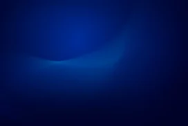 Dark Blue Background For PowerPoint With A Royal Blue Center Glow And A Soft Curved Ridge