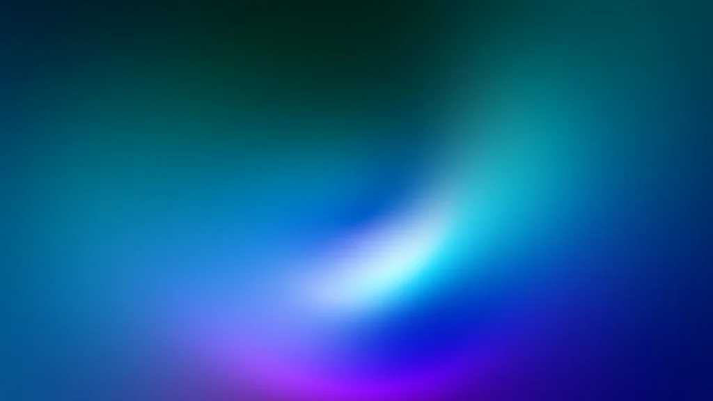 Dark Teal Background for PowerPoint with a Bright Light Beam