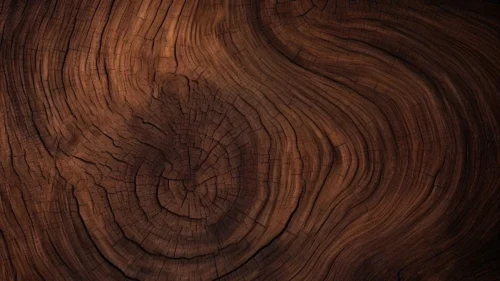 Dark Wood Background For PowerPoint With Radiating Tree Rings Dark Wood Background For PowerPoint With Radiating Tree Rings