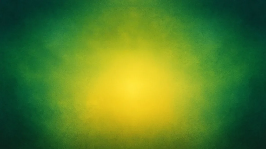 Green Yellow Background for PowerPoint with a Glowing Center