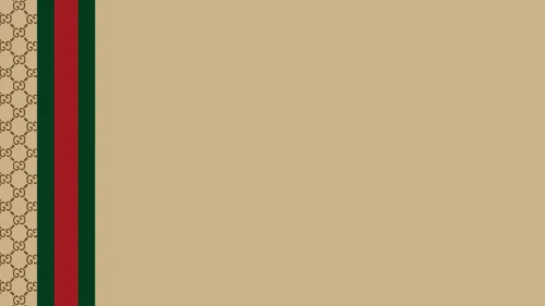Gucci Beige Striped Background For PowerPoint With Green And Red Side Bands Gucci Beige Striped Background For PowerPoint With Green And Red Side Bands