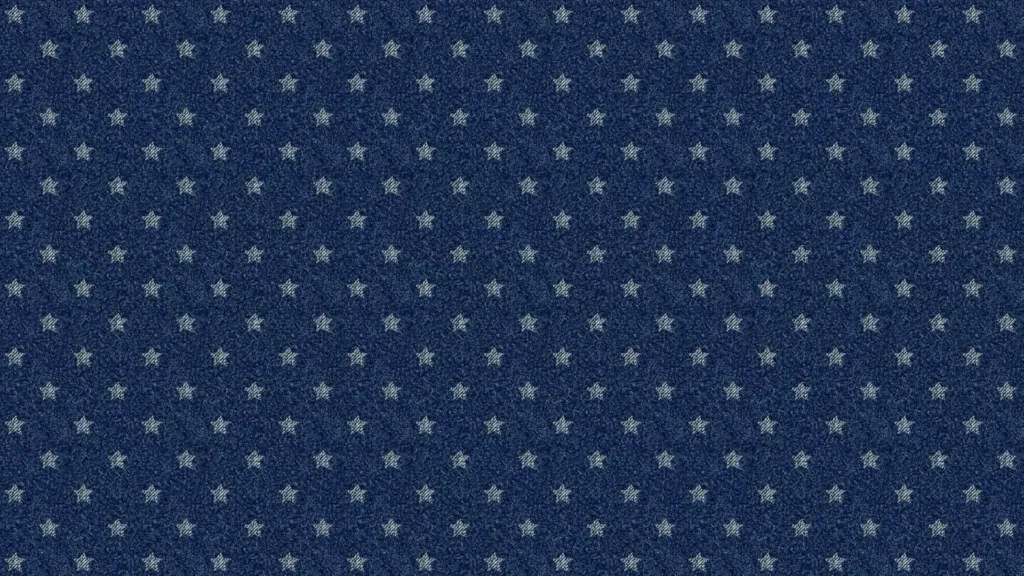 Navy Blue Star Pattern Background for PowerPoint