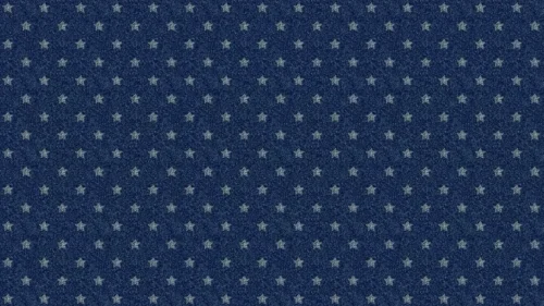 Navy Blue Star Pattern Background for PowerPoint