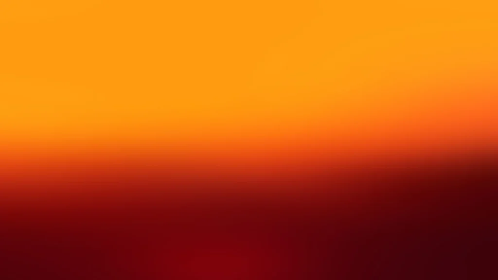 Orange Red Gradient Background for PowerPoint with a Dark Maroon Horizon
