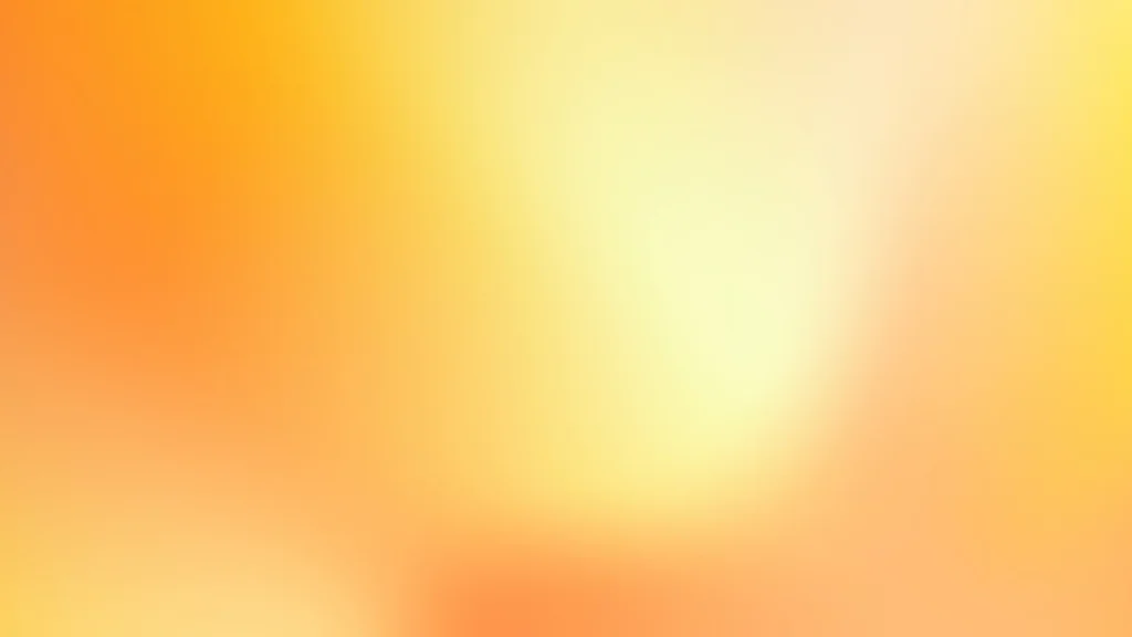 Orange Yellow Gradient Background for PowerPoint with a Blurred Mesh Glow and Tangerine Left Edge