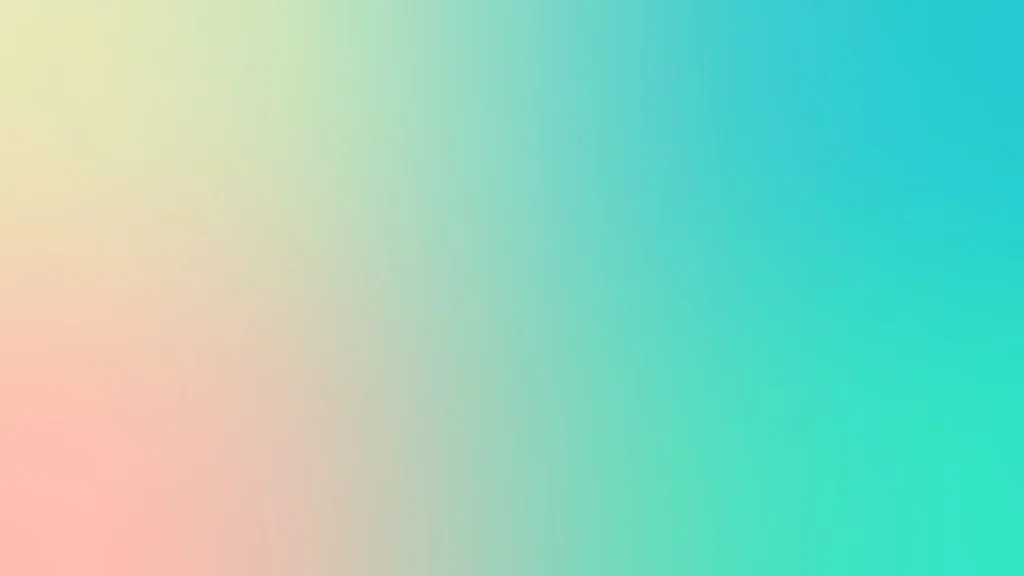 Pastel Peach Teal Gradient Background for PowerPoint