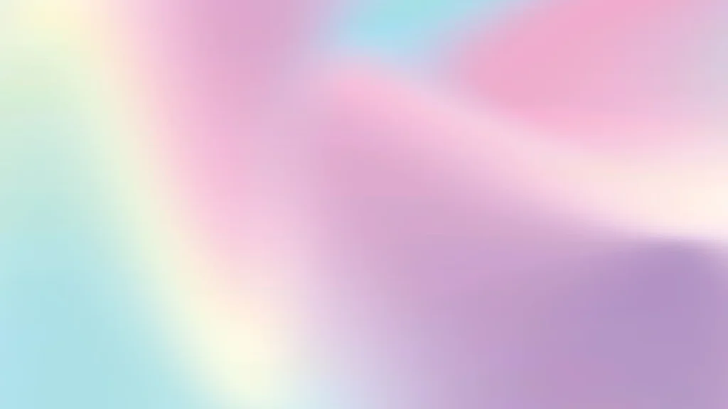 Pastel Yellow Holographic Background for Google Slides