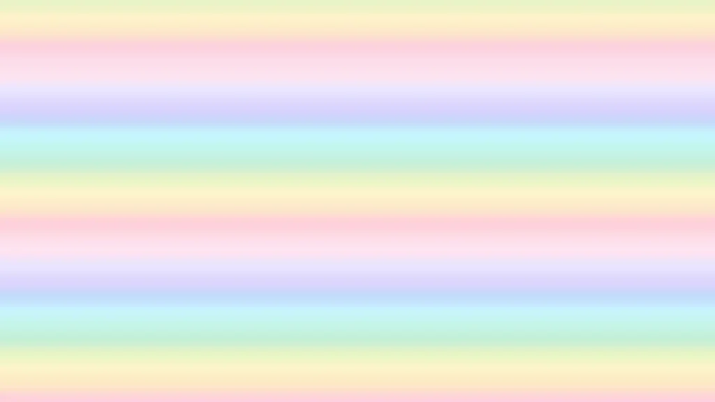 Pastel Rainbow Horizontal Stripes Background for PowerPoint