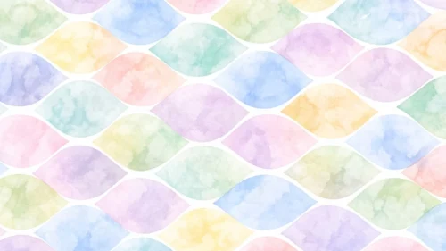 Pastel Pattern Background For Google Slides With Watercolor Scale Tiles Pastel Pattern Background For Google Slides With Watercolor Scale Tiles