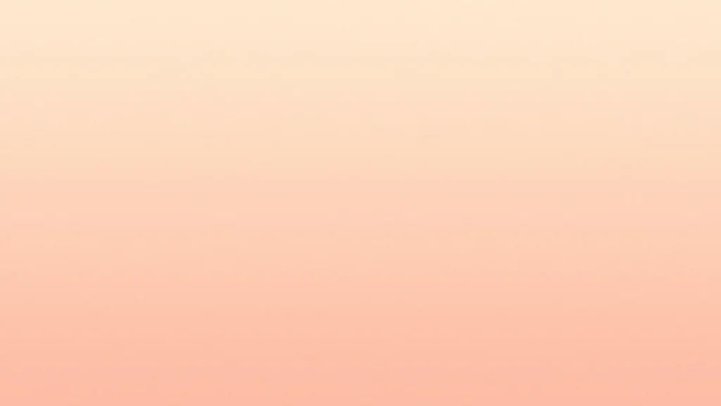 Peach Gradient Background For PowerPoint Fading From Pale Cream To Salmon Pink