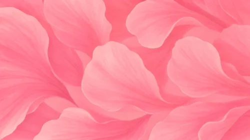 Pink Petals Background for PowerPoint with Large Overlapping Veined Coral Petals Pink Petals Background for PowerPoint with Large Overlapping Veined Coral Petals