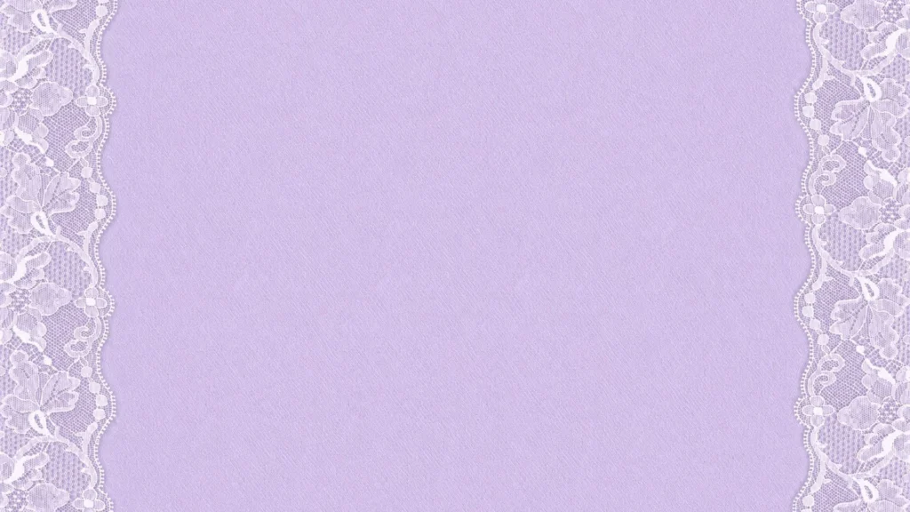 Purple Lace Border Background for PowerPoint