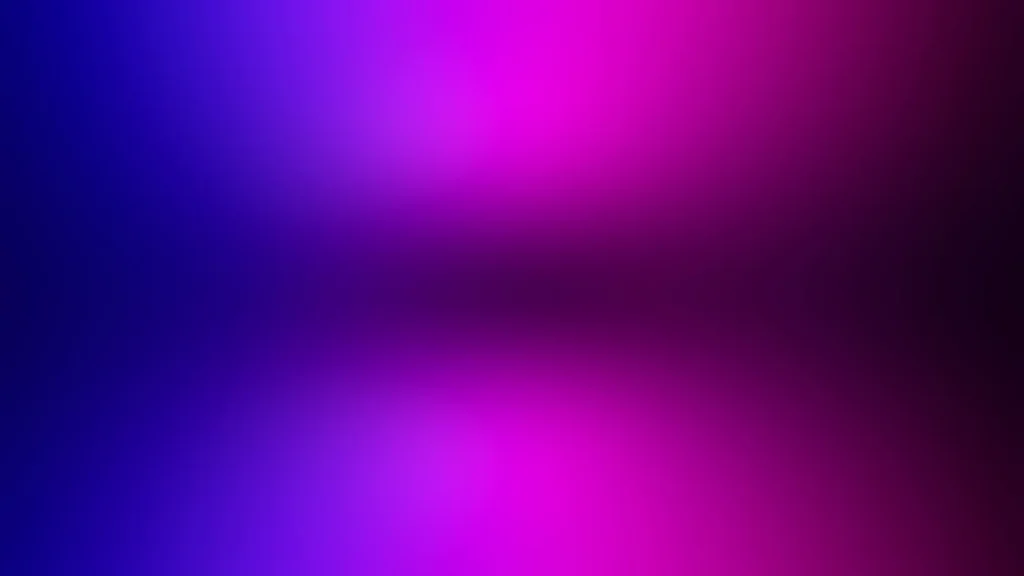 Purple Pink Gradient Background For PowerPoint With Mirrored Magenta Glows Around A Dark Center Band