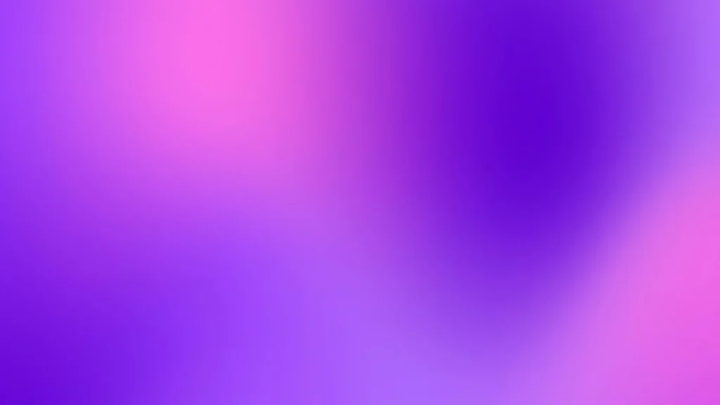 Purple Gradient Background for PowerPoint with Pink Glow Corners and a Deep Indigo Pool