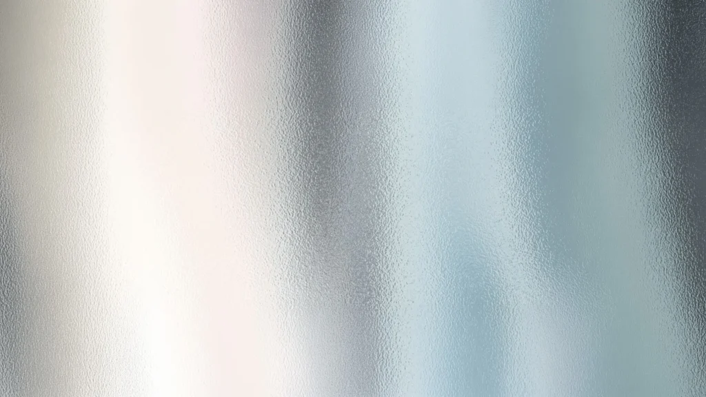 Silver Metal Background For PowerPoint With Brushed Foil Waves
