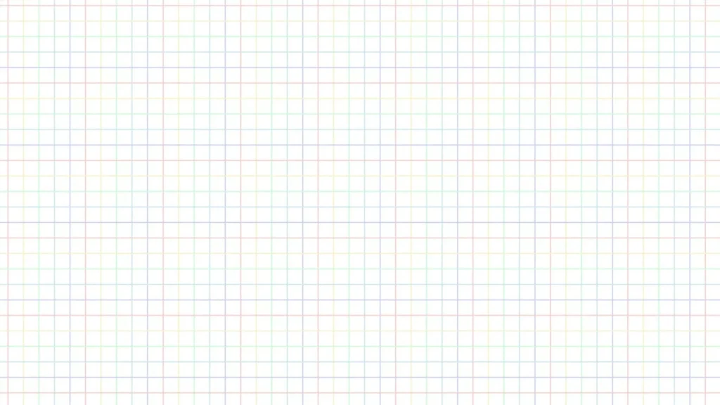 Grid Paper Background For Google Slides With Pastel Rainbow Lines