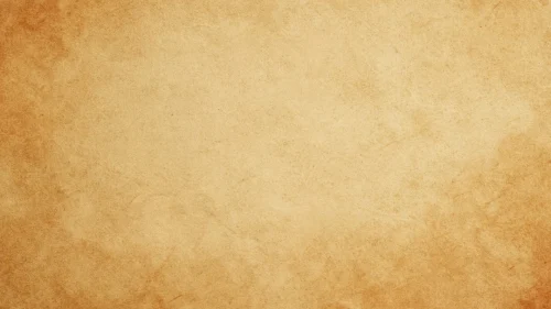 Vintage parchment background for Google Slides, mottled warm tan gold paper with amber and brown burnt edges