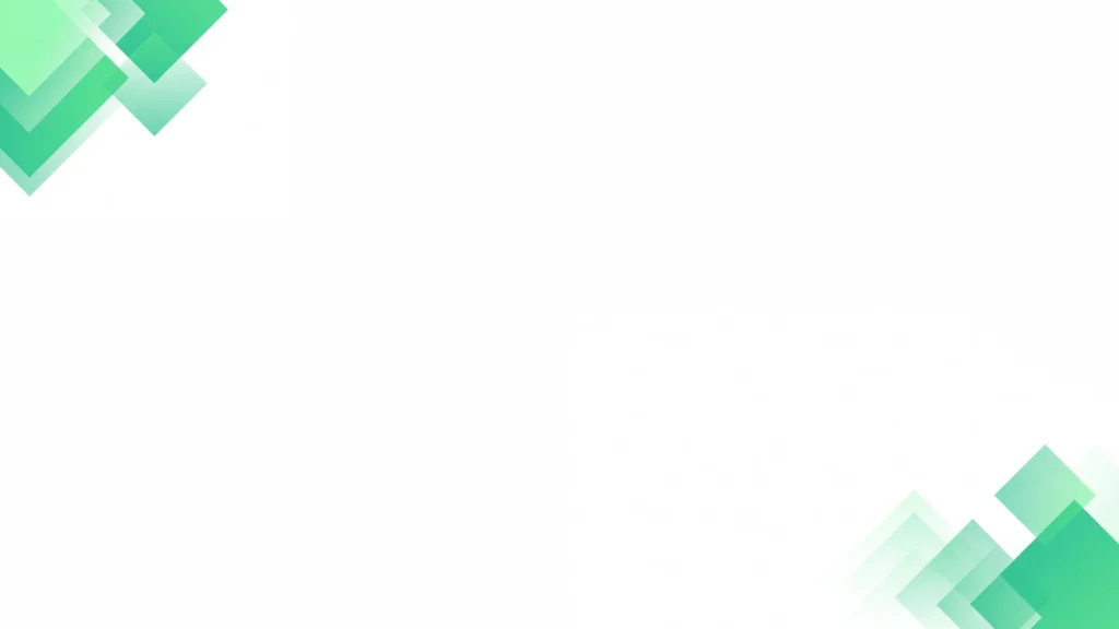 White Green Minimal Geometric Background for PowerPoint
