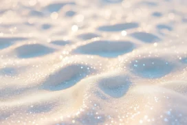 White Snow Sparkle Texture Background for PowerPoint